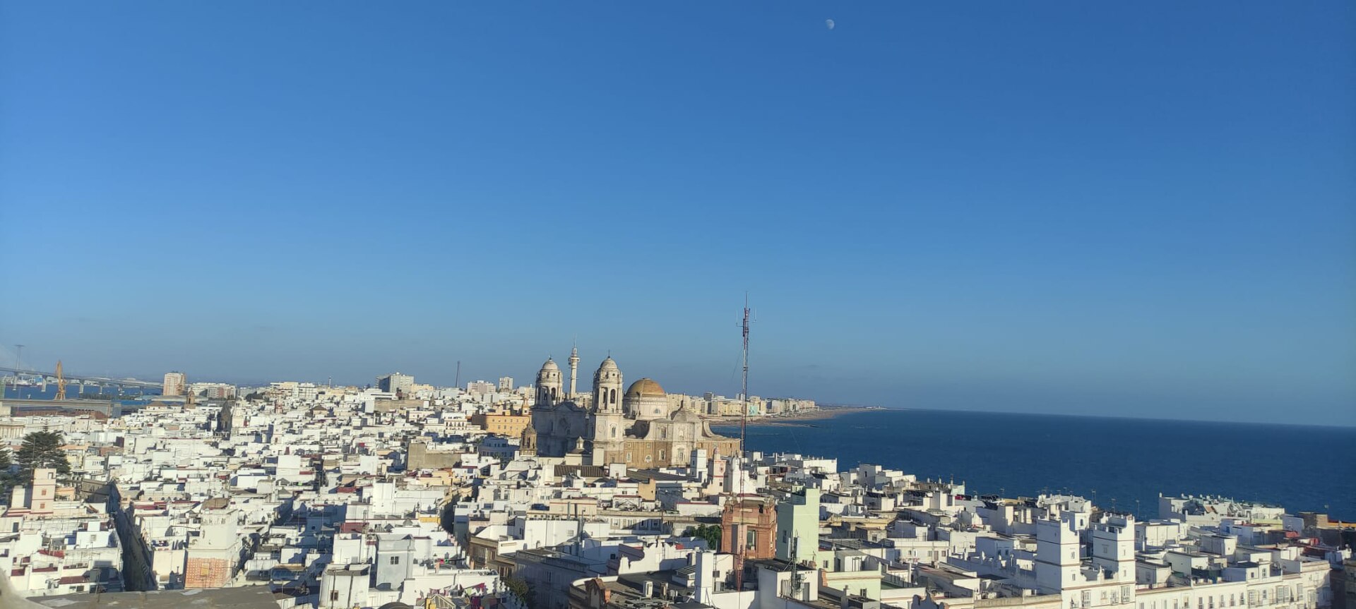 Panorama über Cádiz von der Torre Tavira