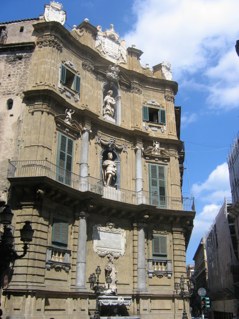 Quattro Canti – barocke Platzkreuzung in Palermo